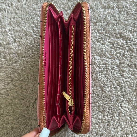 NWOT Pink and Brown ShoeBakery Wallet - Picture 3 of 4